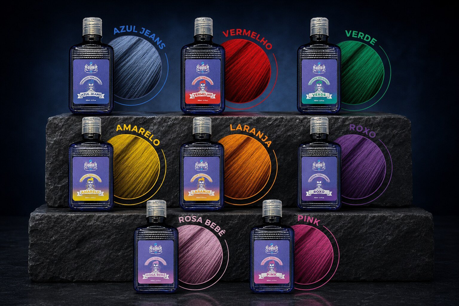 Máscaras Tonalizantes Garden For Men em 8 cores sem amônia